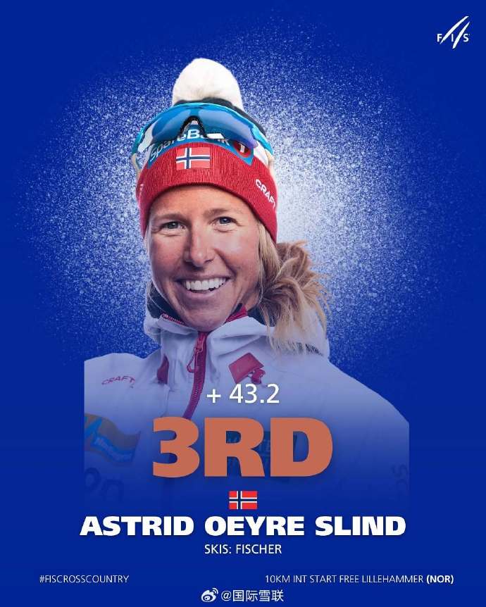 挪威滑雪运动员在比赛中突破个人最好记录