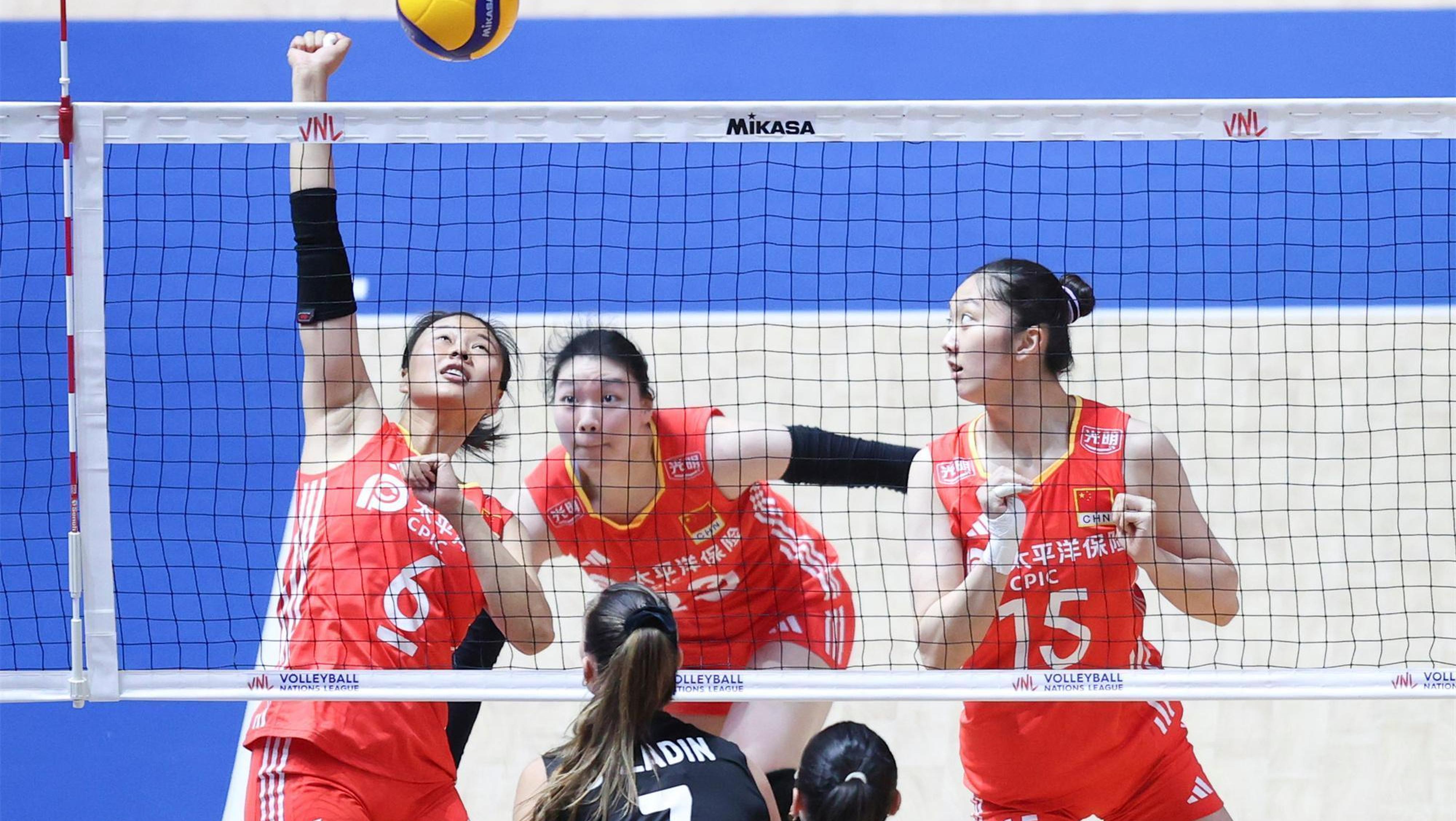 艾因霍温排球锦标赛女子组千步擂台角逐