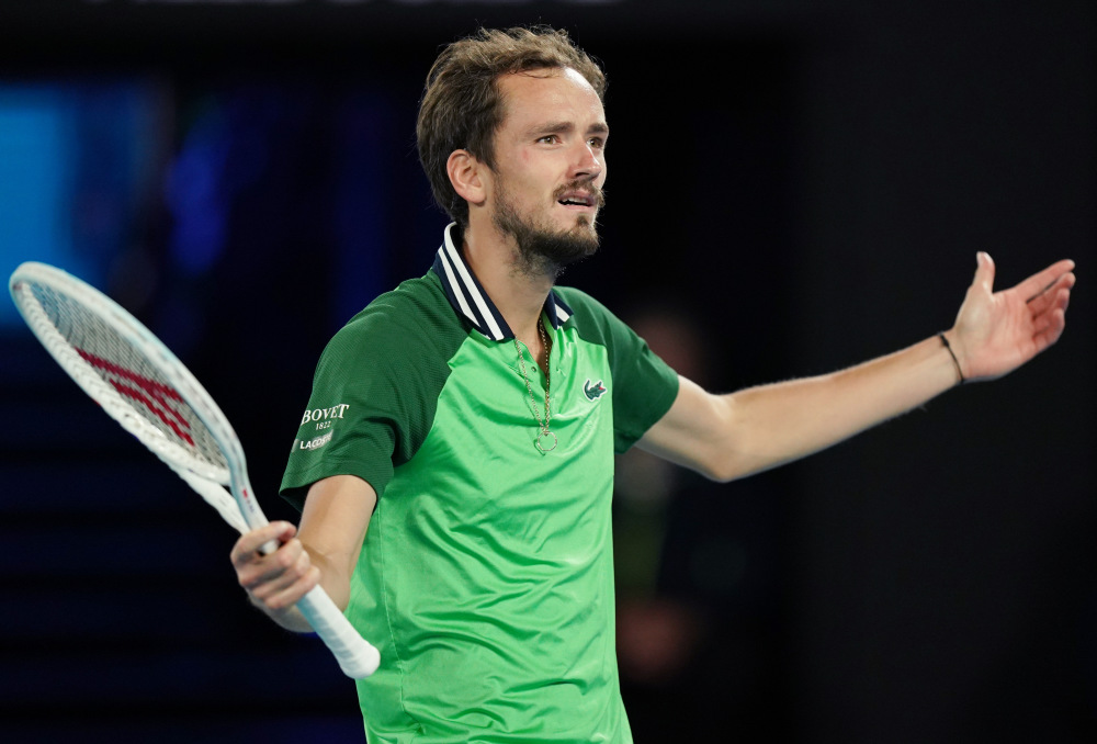 关于澳网逆转法网，梅德韦杰夫刷新纪录的信息